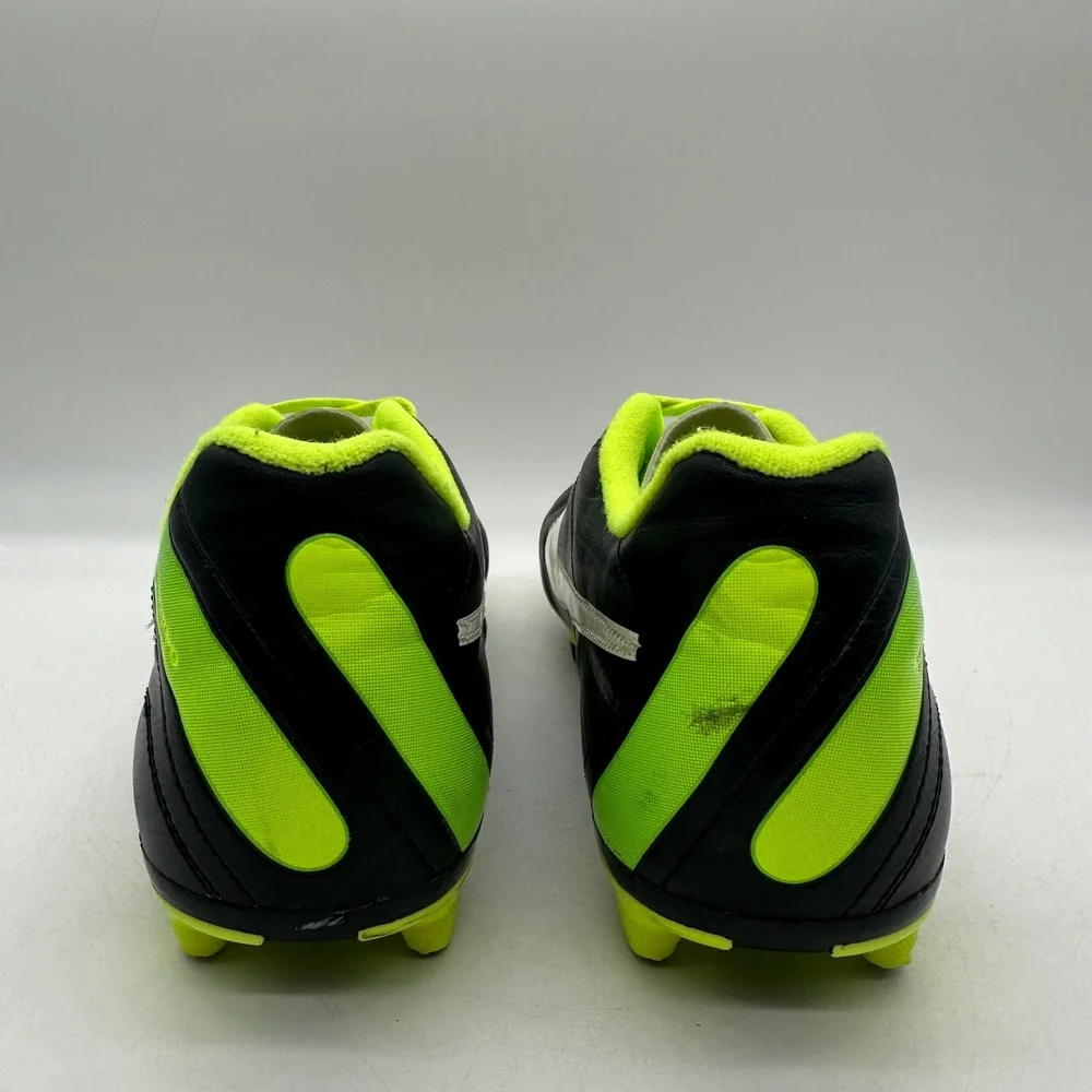 Nike 509038-013 Mens Size 12 Tiempo Natural IV FG Black/Green Soccer Cleats
